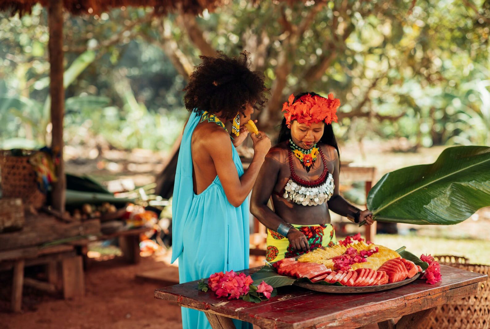 Embera Indigenous People on Gatun River
