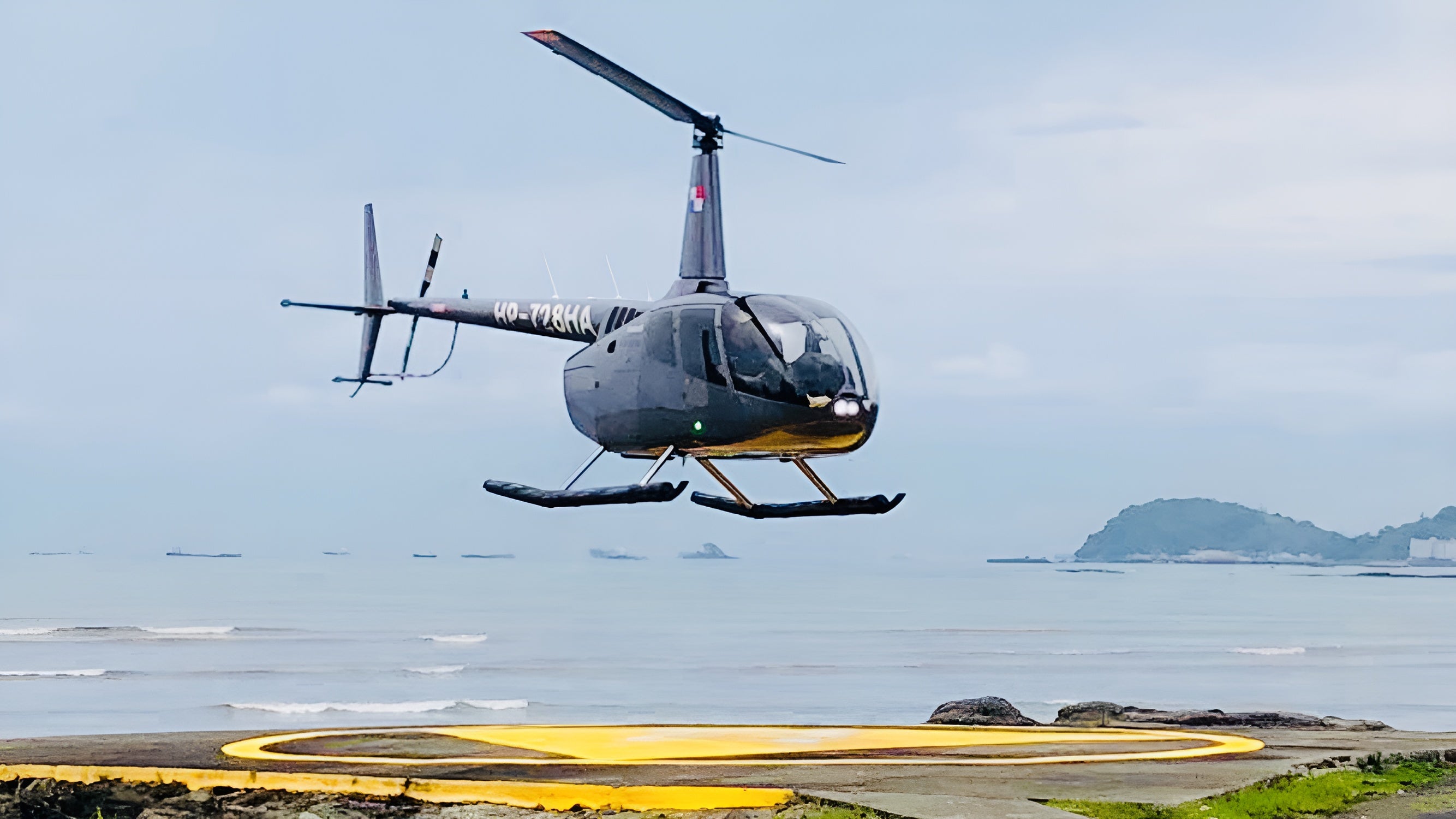 Helicopter Flight Over the Panama Canal